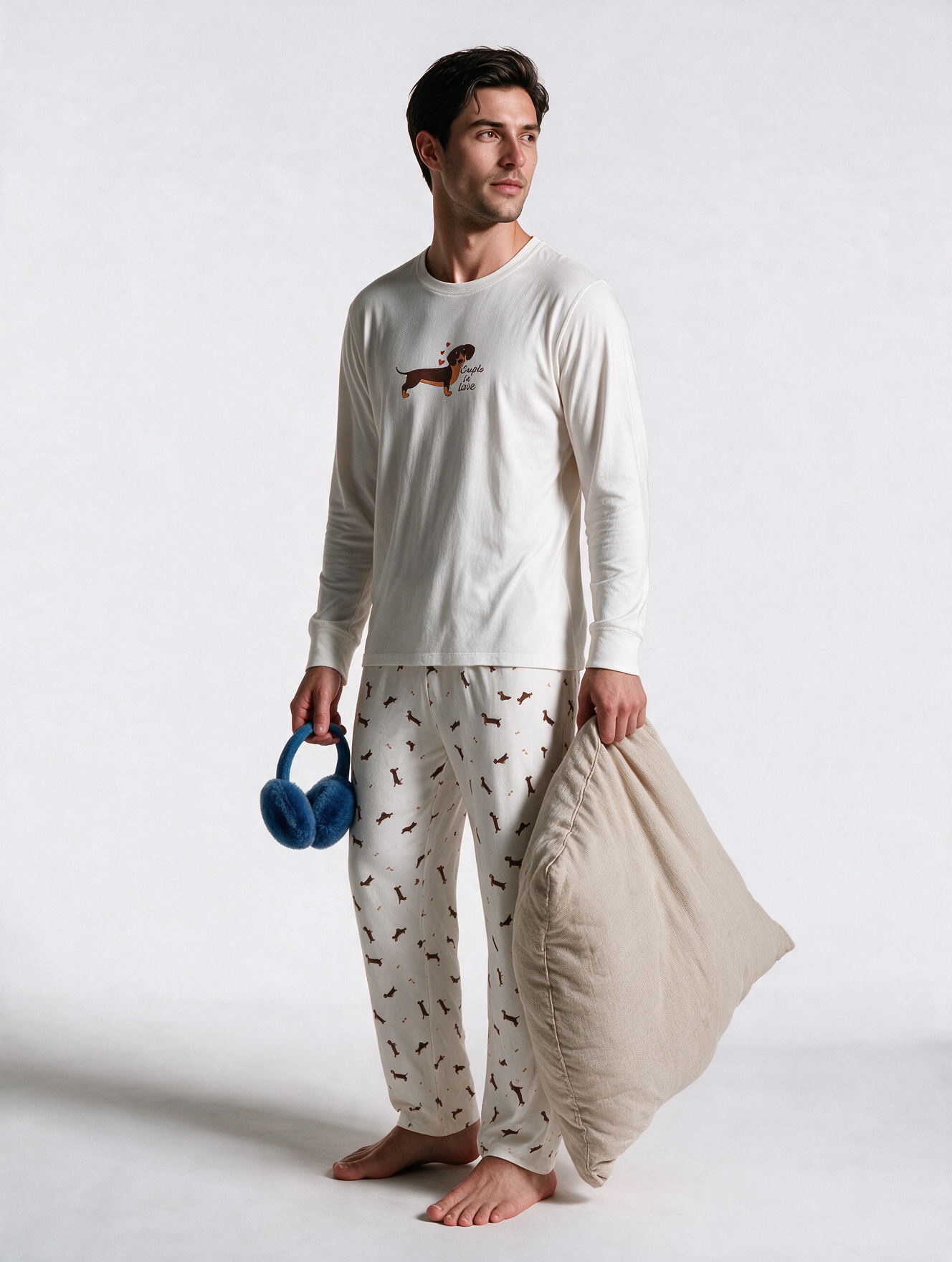 Pijama Hombre Couple In Love