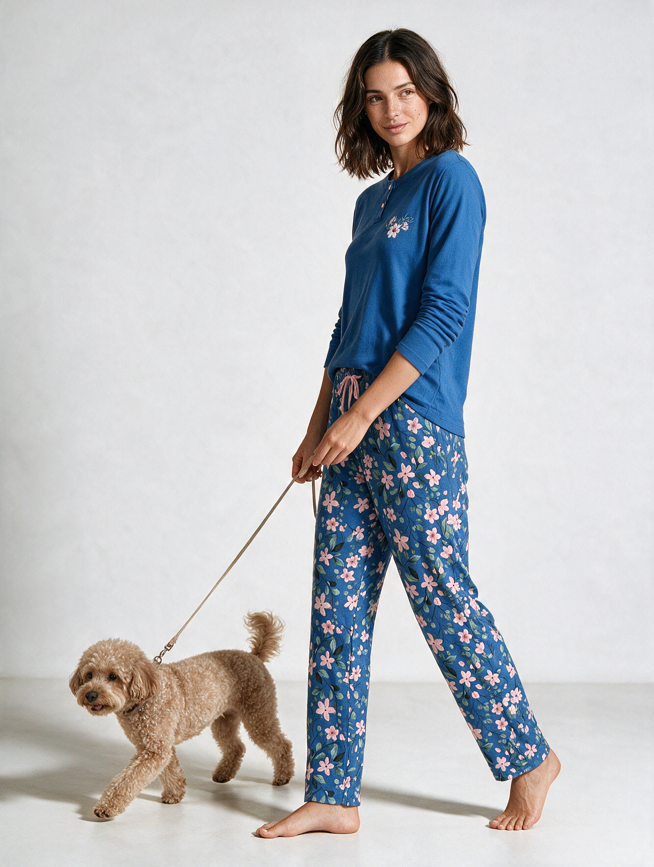 Pijama mujer estampado floral