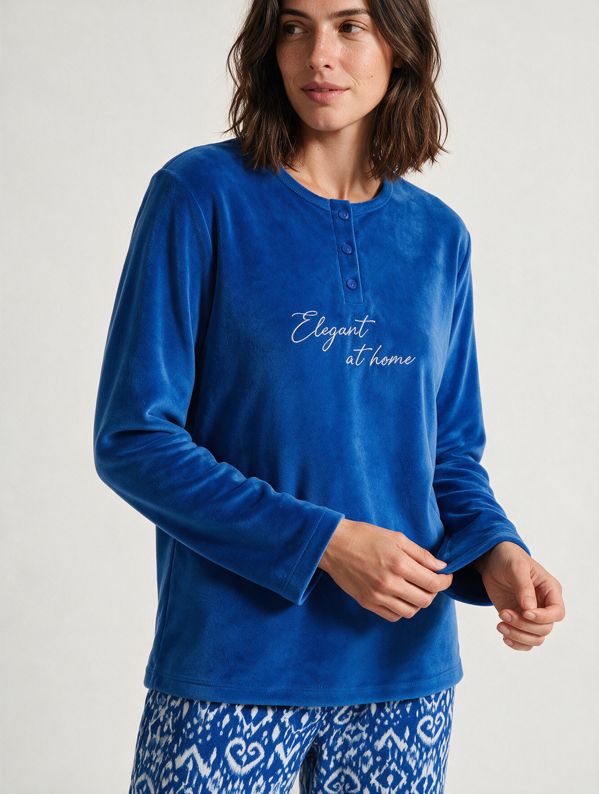 Pijama mujer estampado étnico