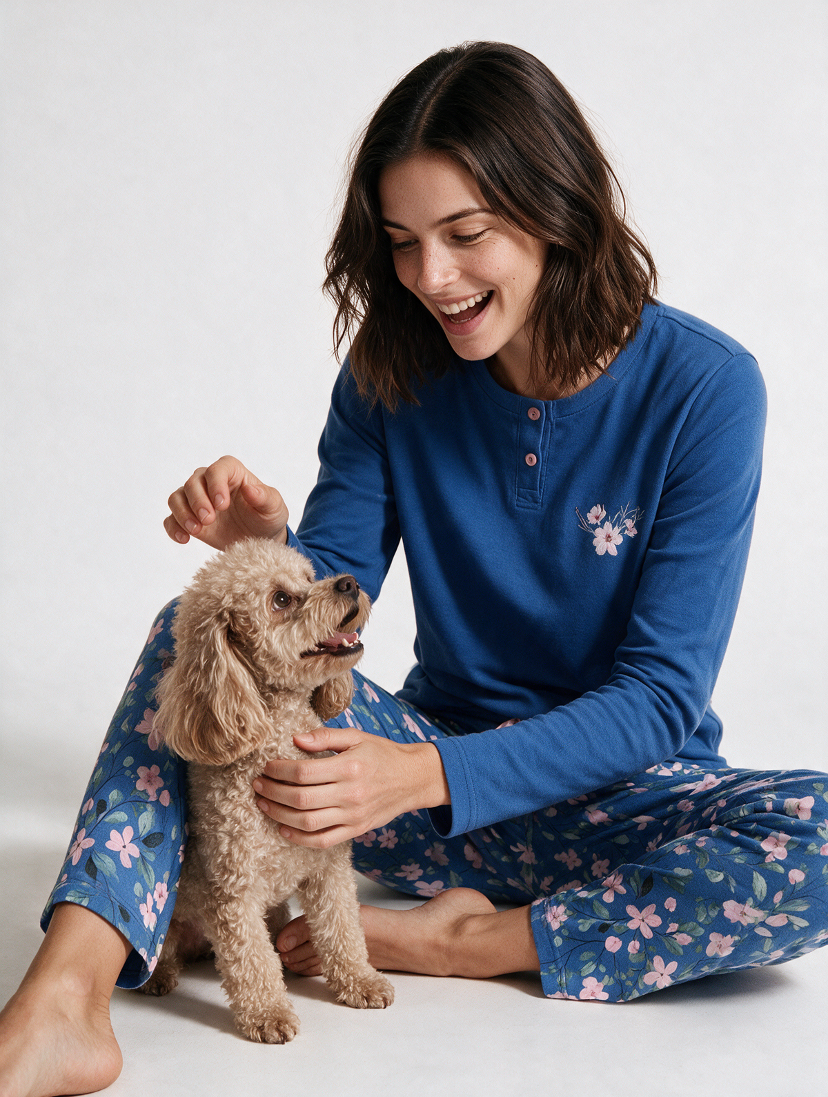 Pijama mujer estampado floral