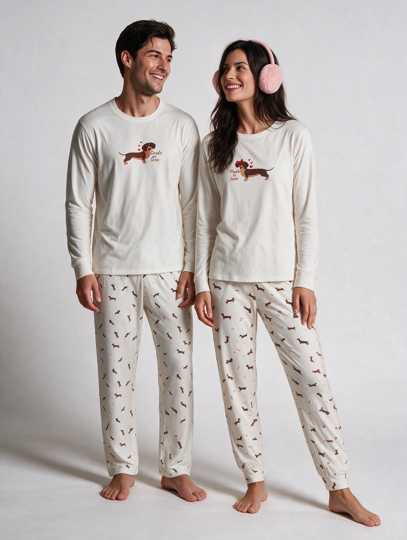 Pijama Hombre Couple In Love